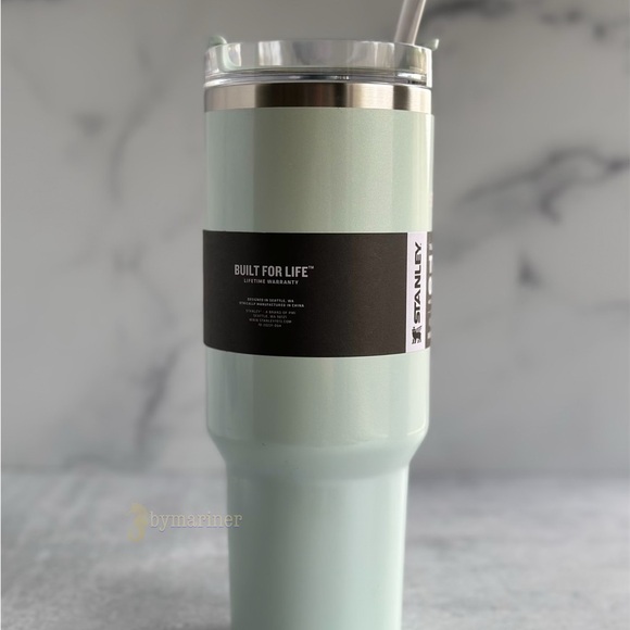 OG Stanley Spearmint Pearlescent Quencher H2.0 Flowstate Tumbler 40 oz - Picture 6 of 7